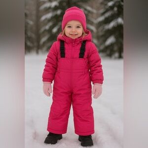 Rothschild Girl Snow Bib - Waterproof Insulated Bottom, Size 4Y (NWT)